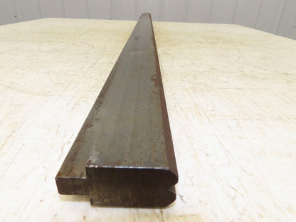 Press Brake Die 61" Long 90° V 5/16" W 1/8" D 1-13/16" H 1/2" Tang