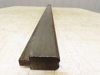 Press Brake Die 61" Long 90° V 5/16" W 1/8" D 1-13/16" H 1/2" Tang