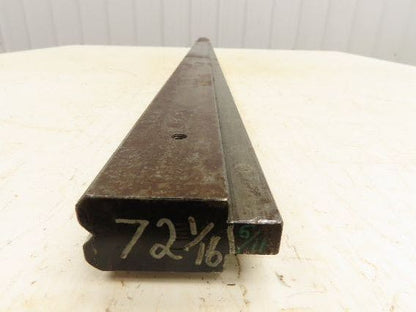 Press Brake Die 72-1/16" Long 90° V 5/16" W 5/32" D 1-3/4" H 1/2" Tang