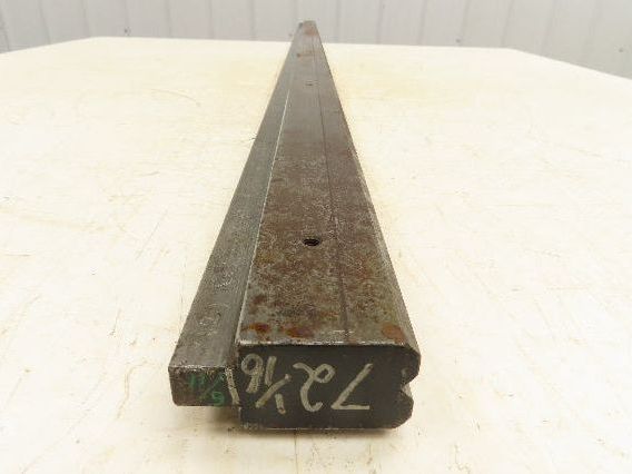 Press Brake Die 72-1/16" Long 90° V 5/16" W 5/32" D 1-3/4" H 1/2" Tang