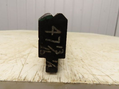 Press Brake Die 47-3/4" Long 90° V 1/4" W 1/4" D 1-3/4" H 1/2" Tang