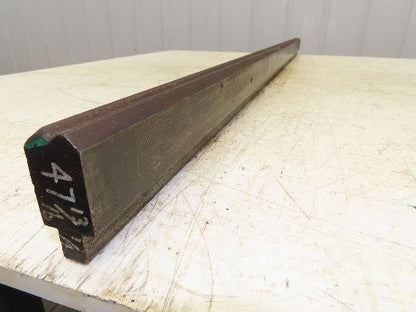 Press Brake Die 47-3/4" Long 90° V 1/4" W 1/4" D 1-3/4" H 1/2" Tang