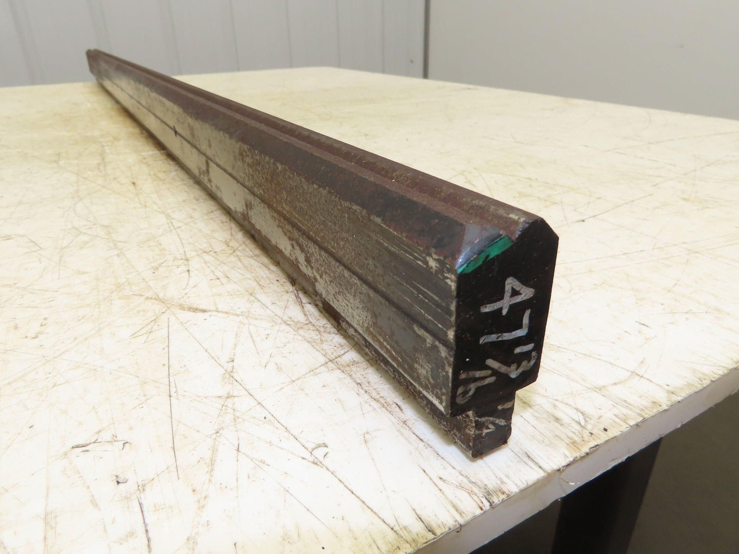 Press Brake Die 47-3/4" Long 90° V 1/4" W 1/4" D 1-3/4" H 1/2" Tang
