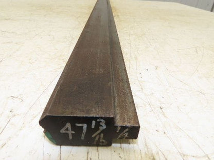 Press Brake Die 47-3/4" Long 90° V 1/4" W 1/4" D 1-3/4" H 1/2" Tang