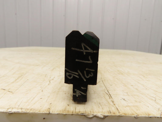 Press Brake Die 47-3/4" Long 90° V 1/4" W 1/4" D 1-3/4" H 1/2" Tang