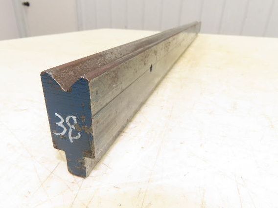 Press Brake Die 38" Long 90° V 5/8" W 5/16" D 1-3/4" H 1/2" Tang