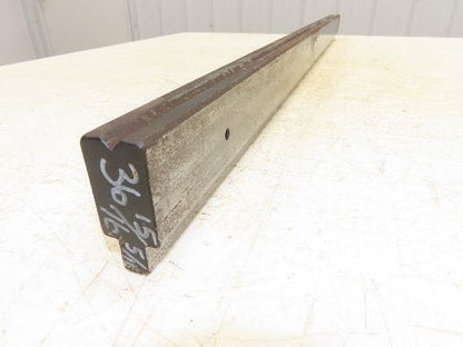 Press Brake Die 37" Long 90° V 1/4" W 1/8" D 1-3/4" H 1/2" Tang