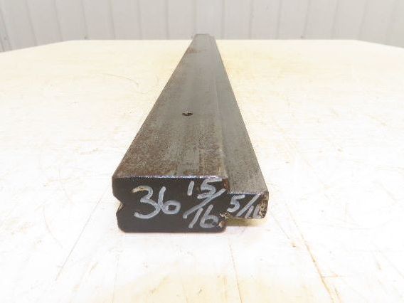 Press Brake Die 37" Long 90° V 1/4" W 1/8" D 1-3/4" H 1/2" Tang