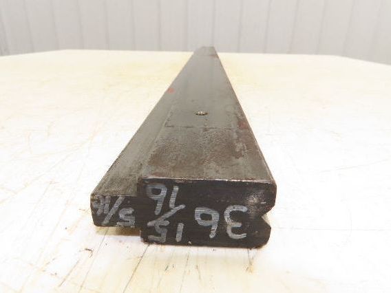 Press Brake Die 37" Long 90° V 1/4" W 1/8" D 1-3/4" H 1/2" Tang
