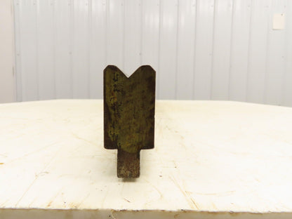Press Brake Die 51-1/4" Long 90° V 7/16" W 1/4" D 1-3/4" H 1/2" Tang