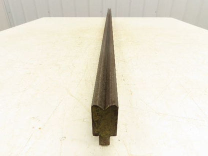Press Brake Die 51-1/4" Long 90° V 7/16" W 1/4" D 1-3/4" H 1/2" Tang