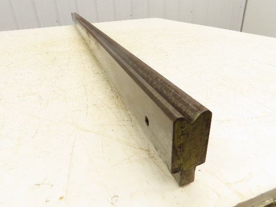 Press Brake Die 51-1/4" Long 90° V 7/16" W 1/4" D 1-3/4" H 1/2" Tang