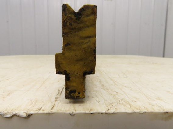Press Brake Die 51-1/2" Long 90° V 5/16" W 3/16" D 1-11/16" H 1/2" Tang