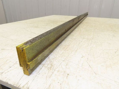 Press Brake Die 51-1/2" Long 90° V 5/16" W 3/16" D 1-11/16" H 1/2" Tang