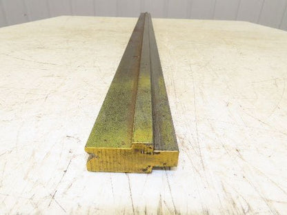 Press Brake Die 51-1/2" Long 90° V 5/16" W 3/16" D 1-11/16" H 1/2" Tang