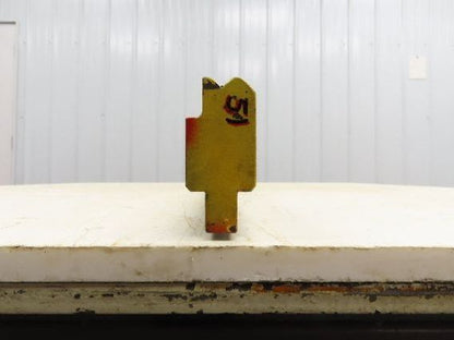 Press Brake Die 51" Long 90° V 5/16" W 1/8" D 1-3/4" H 1/2" Tang