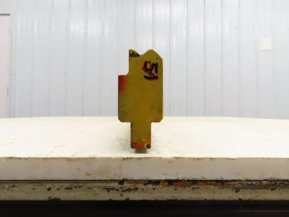 Press Brake Die 51" Long 90° V 5/16" W 1/8" D 1-3/4" H 1/2" Tang