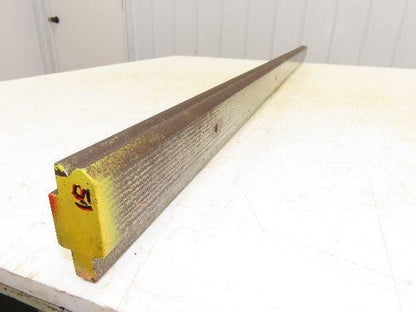 Press Brake Die 51" Long 90° V 5/16" W 1/8" D 1-3/4" H 1/2" Tang