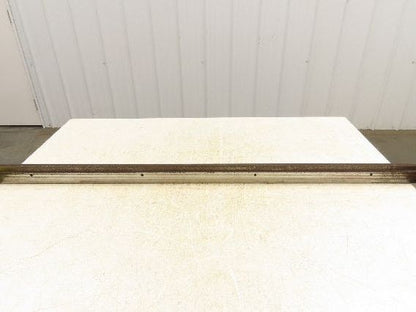 Press Brake Die 51" Long 90° V 5/16" W 1/8" D 1-3/4" H 1/2" Tang