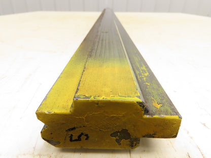 Press Brake Die 51" Long 90° V 5/16" W 1/8" D 1-3/4" H 1/2" Tang