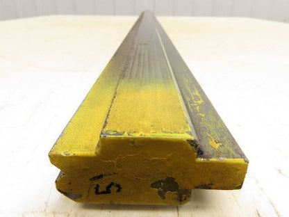 Press Brake Die 51" Long 90° V 5/16" W 1/8" D 1-3/4" H 1/2" Tang