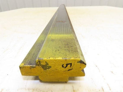 Press Brake Die 51" Long 90° V 5/16" W 1/8" D 1-3/4" H 1/2" Tang