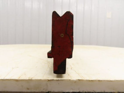 Press Brake Die 60-1/4" Long 90° V 7/16" W 3/16" D 1-3/4" H 1/2" Tang