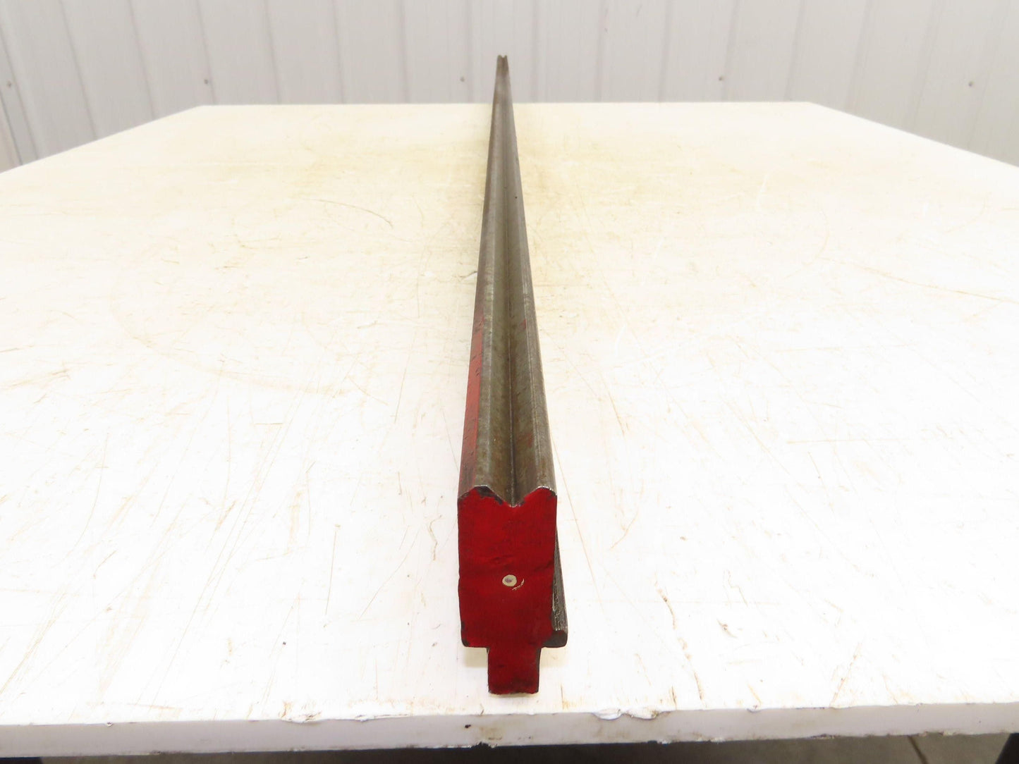 Press Brake Die 60-1/4" Long 90° V 7/16" W 3/16" D 1-3/4" H 1/2" Tang