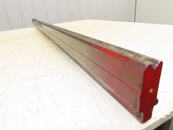 Press Brake Die 60-1/4" Long 90° V 7/16" W 3/16" D 1-3/4" H 1/2" Tang