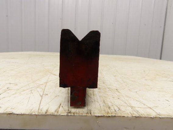 Press Brake Die 49-1/16" Long 90° V 5/8" W 5/16" D 1-3/4" H 1/2" Tang
