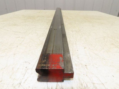 Press Brake Die 49-1/16" Long 90° V 5/8" W 5/16" D 1-3/4" H 1/2" Tang