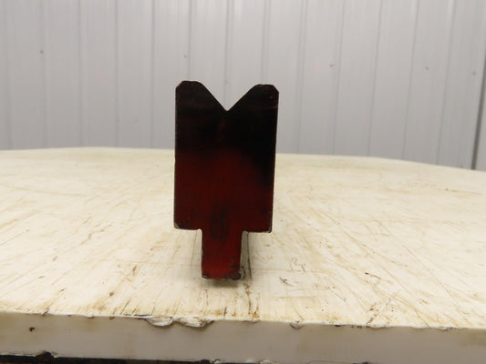 Press Brake Die 49-1/16" Long 90° V 5/8" W 5/16" D 1-3/4" H 1/2" Tang