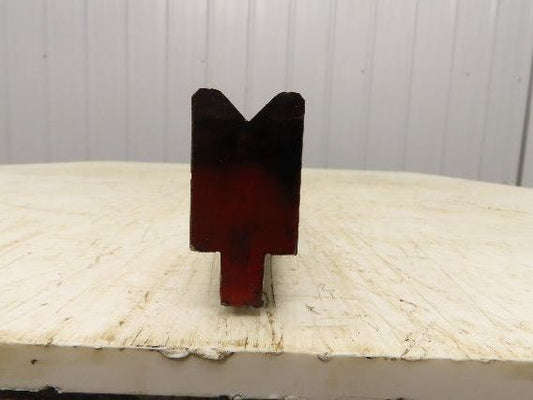 Press Brake Die 49-1/16" Long 90° V 5/8" W 5/16" D 1-3/4" H 1/2" Tang