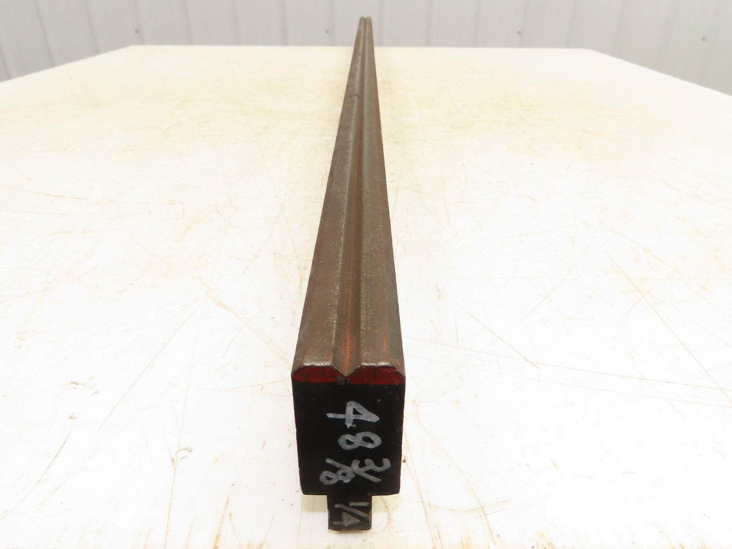 Press Brake Die 48-3/4" Long 90° V 1/4" W 1/8" D 1-3/4" H 1/2" Tang