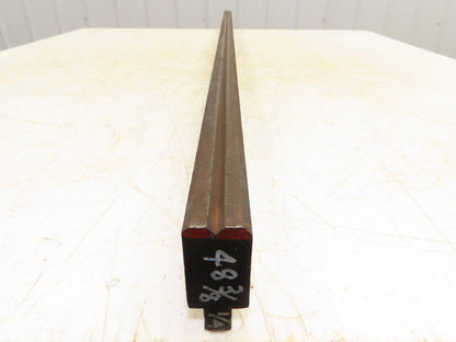 Press Brake Die 48-3/4" Long 90° V 1/4" W 1/8" D 1-3/4" H 1/2" Tang