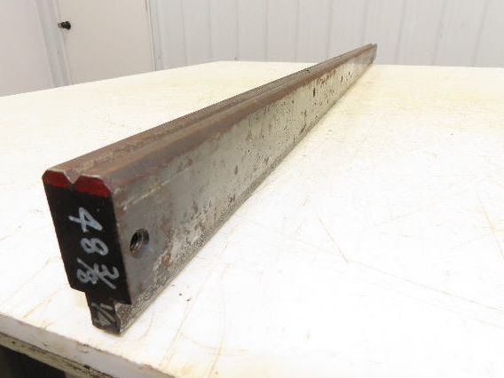 Press Brake Die 48-3/4" Long 90° V 1/4" W 1/8" D 1-3/4" H 1/2" Tang