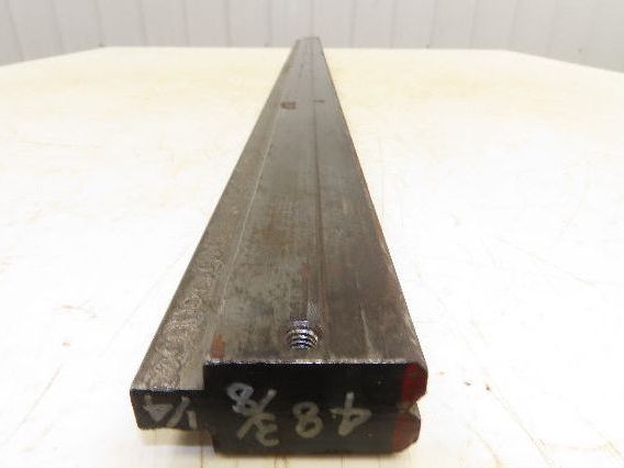 Press Brake Die 48-3/4" Long 90° V 1/4" W 1/8" D 1-3/4" H 1/2" Tang