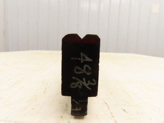 Press Brake Die 48-3/4" Long 90° V 1/4" W 1/8" D 1-3/4" H 1/2" Tang