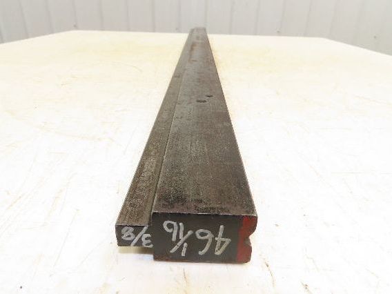 Press Brake Die 46-1/16" Long 90° V 3/8" W 5/32" D 1-3/4" H 1/2" Tang