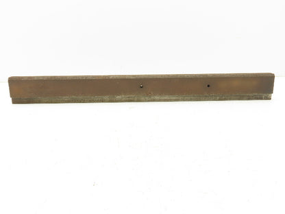 Press Brake Die 24" Long 90° V 1/4" W 1/8" D 1-7/8" H 1/2" Tang
