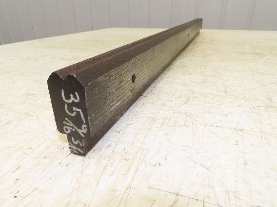 Press Brake Die 35-9/16" Long 90° V 5/16" W 1/8" D 1-3/4" H 1/2" Tang