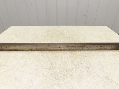Press Brake Die 35-9/16" Long 90° V 5/16" W 1/8" D 1-3/4" H 1/2" Tang