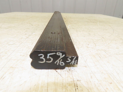 Press Brake Die 35-9/16" Long 90° V 5/16" W 1/8" D 1-3/4" H 1/2" Tang