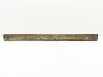 Press Brake Die 33-3/16" Long 90° V 3/8" W 3/16" D 1-3/4" H 1/2" Tang