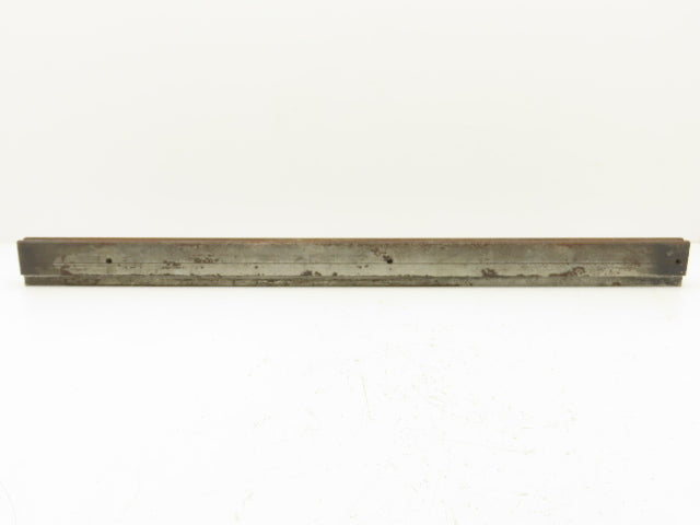 Press Brake Die 33-3/16" Long 90° V 3/8" W 3/16" D 1-3/4" H 1/2" Tang