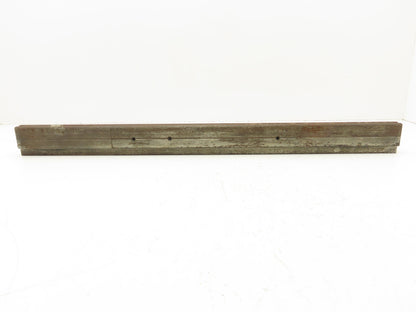 Press Brake Die 29-1/2" Long 90° V 1/4" W 1/8" D 1-3/4" H 1/2" Tang