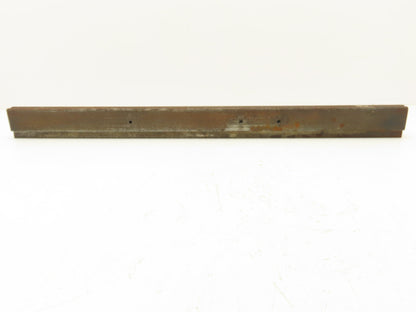 Press Brake Die 29-1/2" Long 90° V 1/4" W 1/8" D 1-3/4" H 1/2" Tang