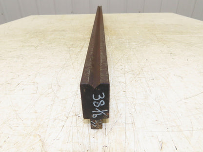 Press Brake Die 38" Long 90° V 3/8" W 3/16" D 1-3/4" H 1/2" Tang