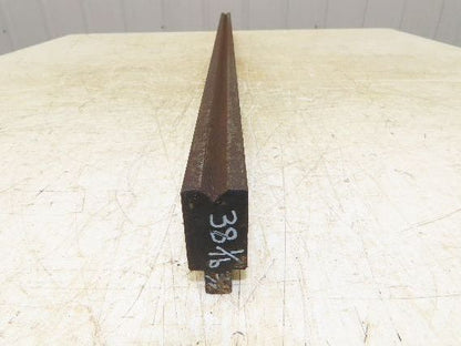 Press Brake Die 38" Long 90° V 3/8" W 3/16" D 1-3/4" H 1/2" Tang