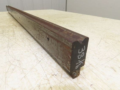 Press Brake Die 38" Long 90° V 3/8" W 3/16" D 1-3/4" H 1/2" Tang